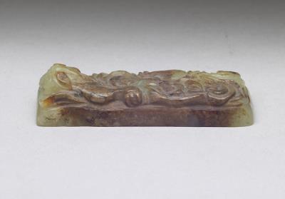 图片[2]-Jade paperweight with chi-dragon design, Ming to Qing dynasty, 1368-1911-China Archive